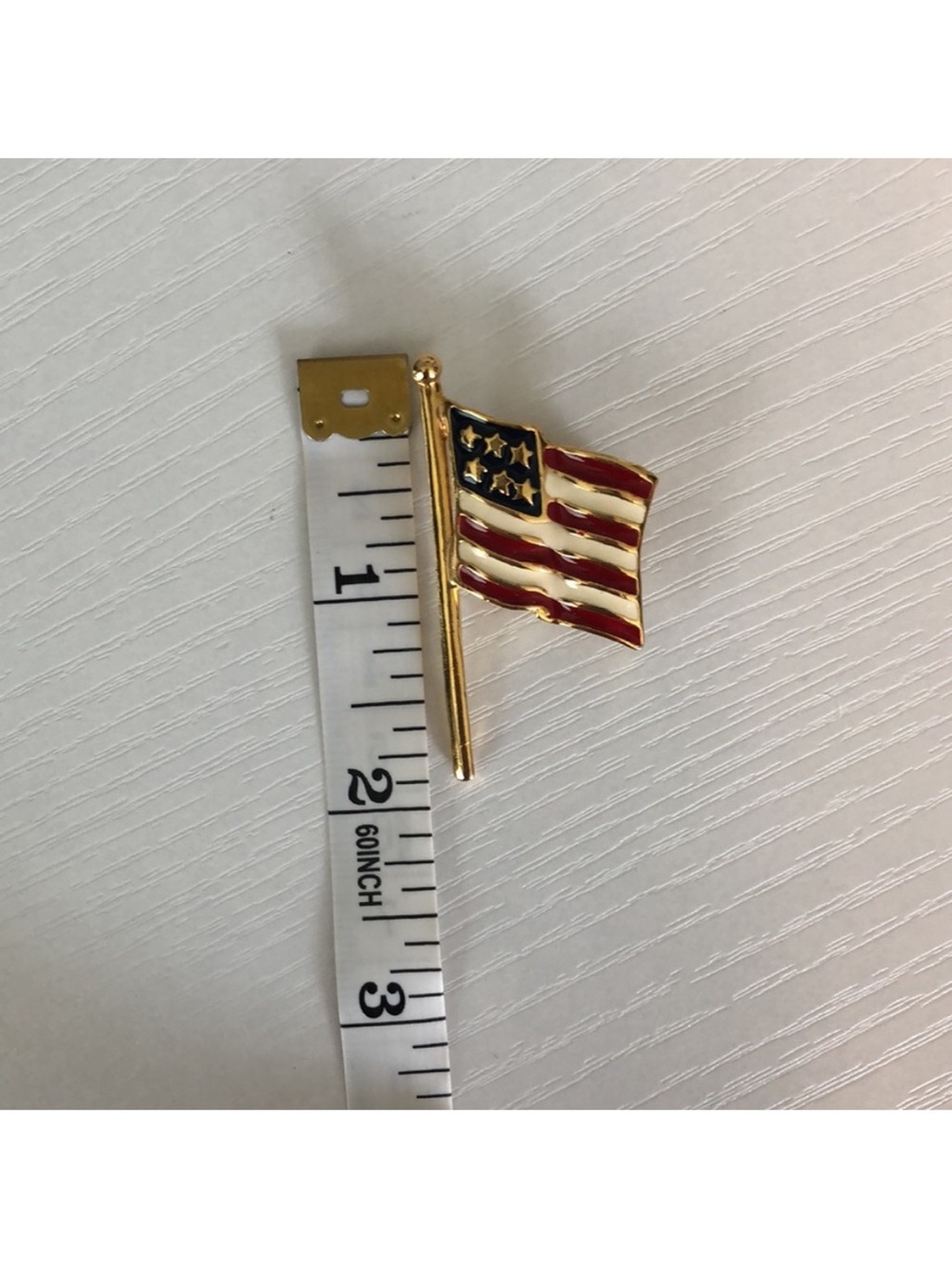 Bald Eagle & American Flag Brooch Pin Bundle - Picture 6 of 8